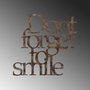 Wallity Rusty Dont Forget For Smile